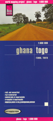 Ghana & Togo 1:600t mapa RKH