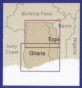 náhled Ghana & Togo 1:600t mapa RKH