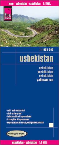 detail Uzbekistan mapa 1:1m RKH