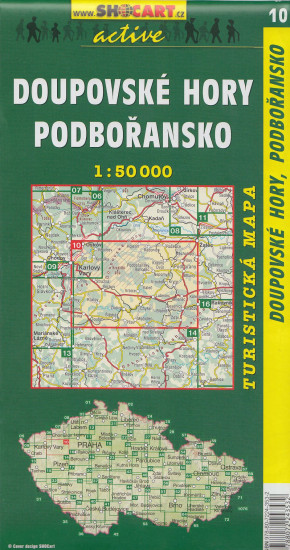 detail Doupovské hory 1:50t turistická mapa (10) SC