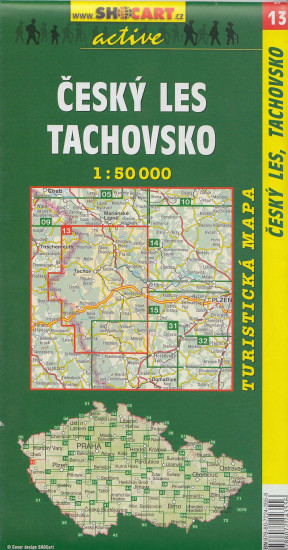 detail Český les Tachovsko 1:50t turistická mapa (13) SC