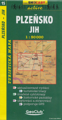 Plzeňsko Jih 1:50t turistická mapa (15) SC