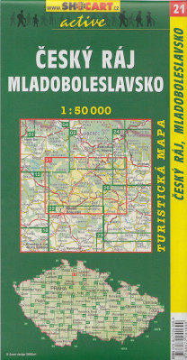 Český ráj, Mladoboleslavsko 1:50t turistická mapa (21) SC