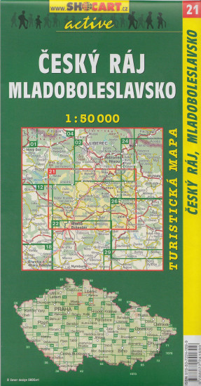 detail Český ráj, Mladoboleslavsko 1:50t turistická mapa (21) SC