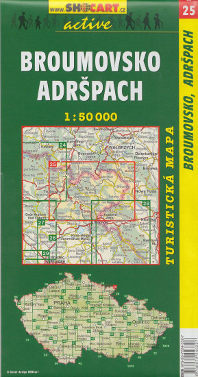 detail Broumovsko,Adršpach 1:50t turistická mapa (25) SC