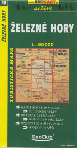 Železné hory 1:50t turistická mapa (30) SC