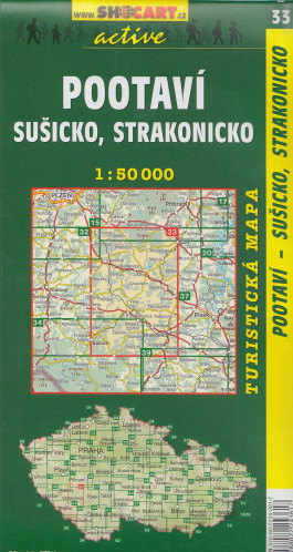 Pootaví, Sušicko, Strakonicko 1:50t turistická mapa (33) SC