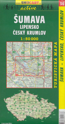 Šumava Lipensko 1:50t turistická mapa (36) SC
