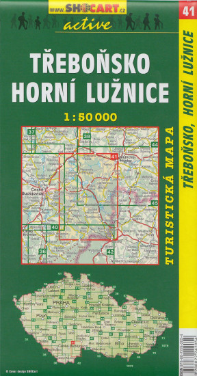 detail Třeboňsko,Horní Lužnice 1:50t turistická mapa (41) SC
