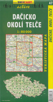 Dačicko, Okolí Telče 1:50t turistická mapa (47) SC