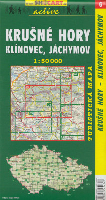 Krušné hory, Klínovec, Jáchymov 1:50t turistická mapa (6) SC