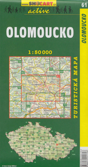 detail Olomoucko 1:50t turistická mapa (61) SC