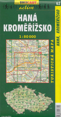 Haná, Kroměřížsko 1:50t turistická mapa (62) SC