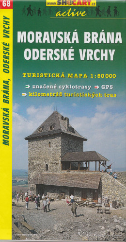 Moravská Brána, Oderské vrchy 1:50t turistická mapa (68)