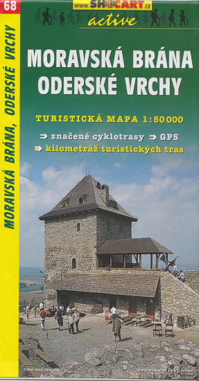 detail Moravská Brána, Oderské vrchy 1:50t turistická mapa (68)