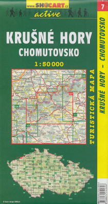 Krušné hory, Chomutovsko 1:50t turistická mapa (7) SC