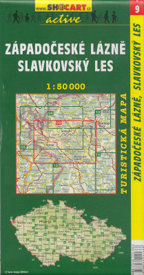 Západočeské lázně, Slavkovský les 1:50t turistická mapa (9) SC