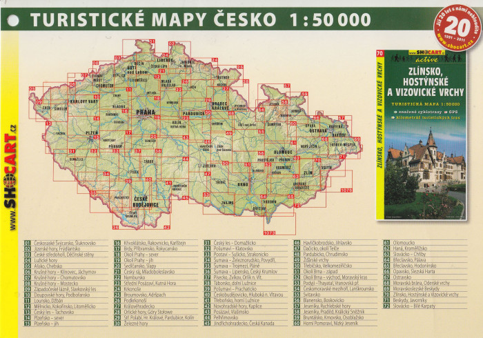 detail Západočeské lázně, Slavkovský les 1:50t turistická mapa (9) SC