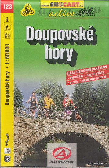 detail Doupovské hory 1:60t cyklomapa (123) SC
