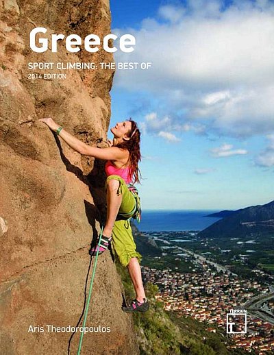 detail Greece sport climbing : turistický průvodce Terrain Maps