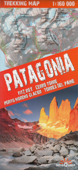 detail Patagonie (Patagonia, Chile) 1:160t trekkingová mapa TQ