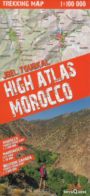 Maroko - Vysoký Atlas (Morocco & High Atlas) 1:100t trekkingová mapa TQ