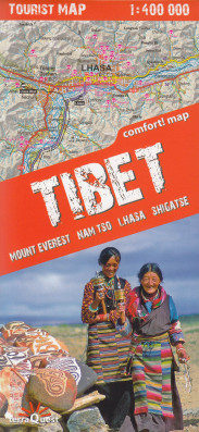 Tibet 1:400t trekkingová mapa TQ
