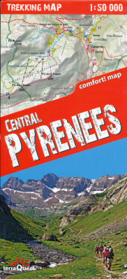 Střední Pyreneje (Central Pyrenees) 1:50t turistická mapa TQ