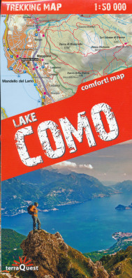 Jezero Como (Lake Como) 1:50t turistická mapa TQ