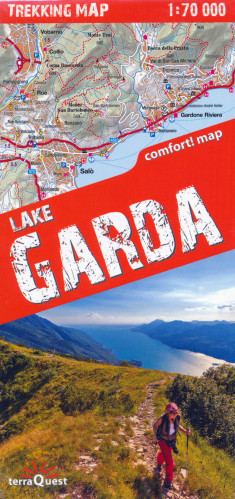 Jezero Garda (Lago di Garda) 1:50t turistická mapa TQ