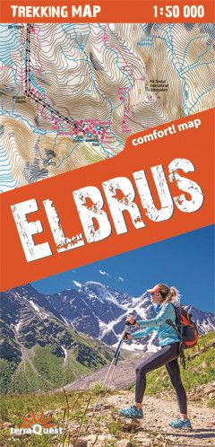 Elbrus 1:50.000 turistická mapa TQ