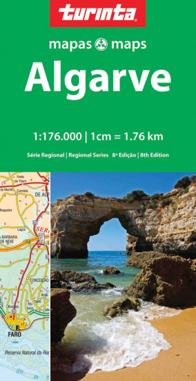 detail Portugalsko - Algarve 1:176.000 mapa TURINTA