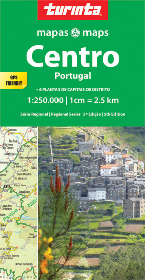 detail Portugalsko střed 1:250.000 mapa TURINTA