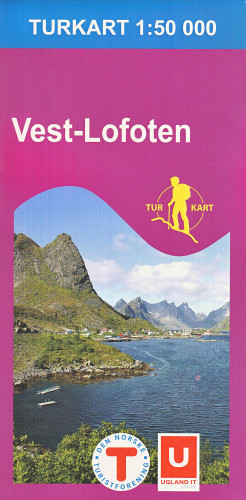 Vest-Lofoten 1:50.000 mapa (Lofoty, Norsko) #2745