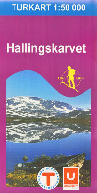 Hallingskarvet 1.50.000 mapa (Norsko) #2517