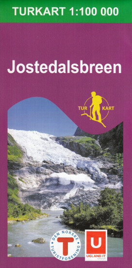 detail Jostedalsbreen 1.100.000 mapa (Norsko) #2229