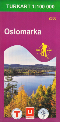 Oslomarka 1:100.000 mapa (Norsko) #2718