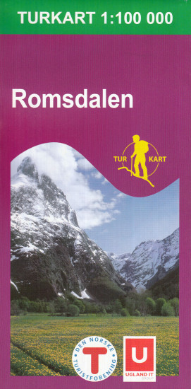 detail Romsdalen 1:100.000 mapa (Norsko) #2728