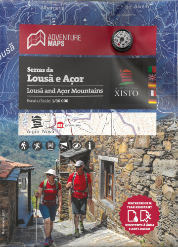 Lousâ and Açor Mountains 1.30.000 turistická mapa