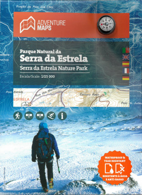Serra da Estrela Nature Park 1:25.000 turistická mapa